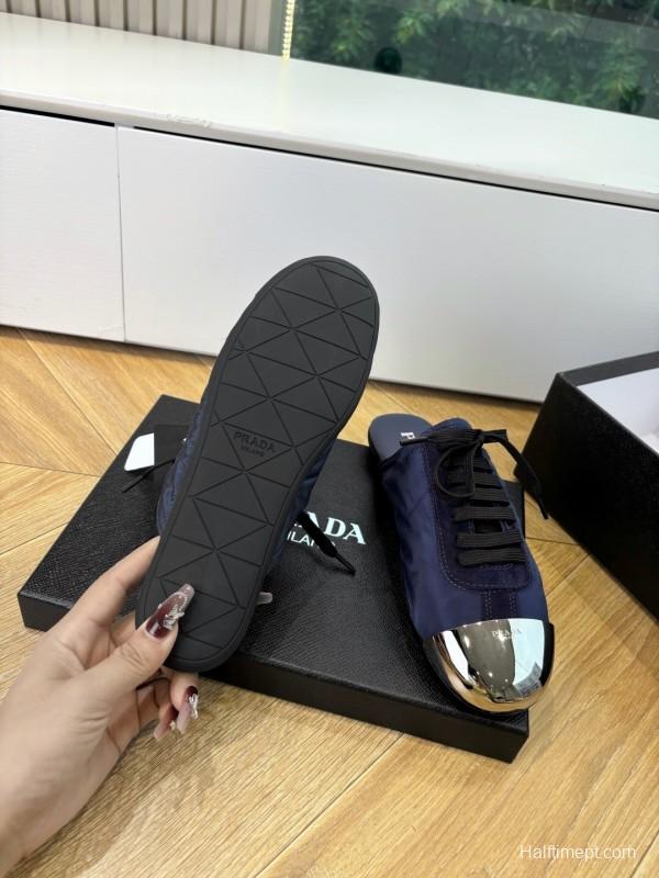 Prada 2025/SS Metal Toe Thin Sole Training Shoes Casual Shoes - LY00270