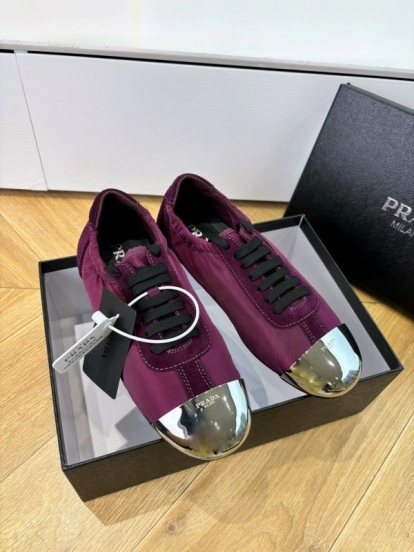 Prada 2025 SS Metal Toe Thin Sole Training Shoes Casual Shoes - LY00280
