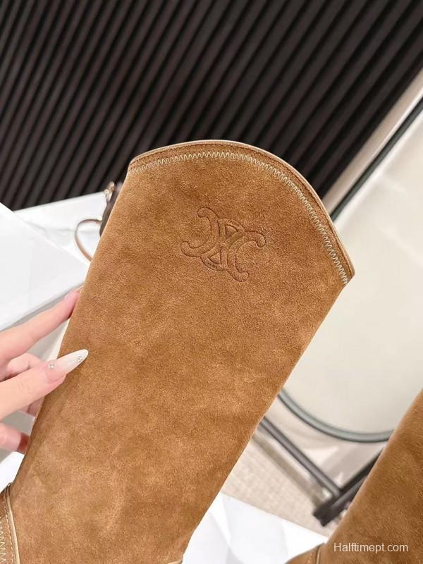 CELINE 2025/SS Fashion Boots Retro European Style Short Boots - LY00500