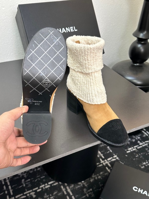 Chanel 2025 SS Short Boots Essential Fall Winter Item - LY00260