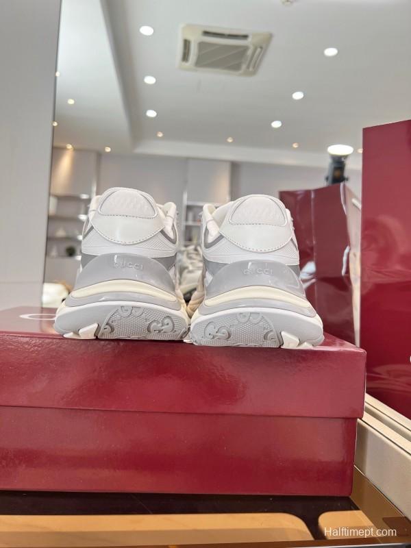 Gucci 2025 SS Collection 2.0 Sneakers with Reflective Stripes and Retro Design - AS00450