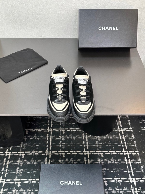 Chanel Spring-Summer 2025 Runway Thick Sole Sneakers - LY00320