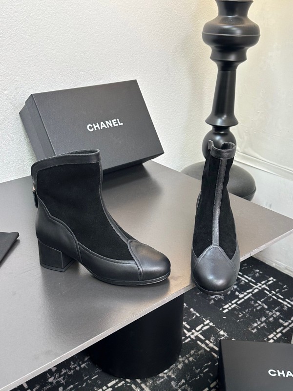 Chanel 2025 SS Short Boots Essential Fall Winter Fashion Item - LY00390
