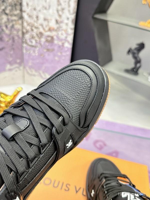 Louis Vuitton LV Trainer Maxi Sneakers with Monogram Details - AS00360