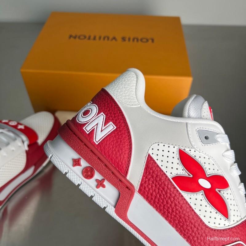 Lv 2025 Spring Summer Collection Premium Replica Signature Logo Sneakers - YC