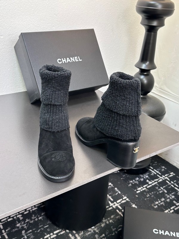 Chanel 2025/SS Short Boots Essential Autumn Winter Item - LY00260