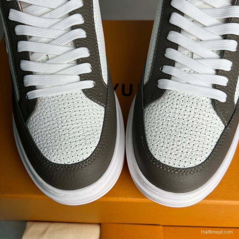 Lv Beverly Hills Low Top Fashion Sneakers Men's Shoes - YC
