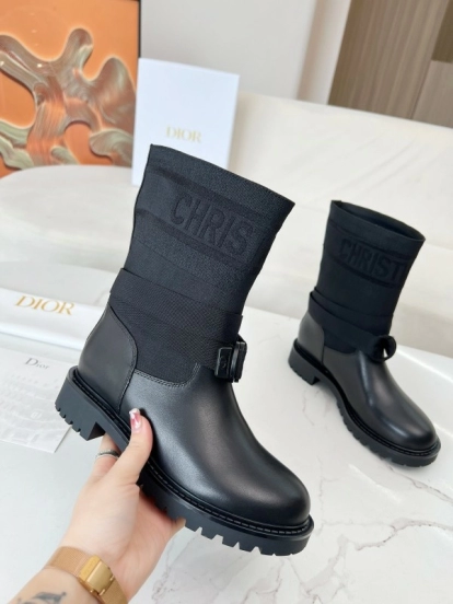 Dior 2025/SS Autumn Winter Boots Retro Work Boots Slip-On - LY00320