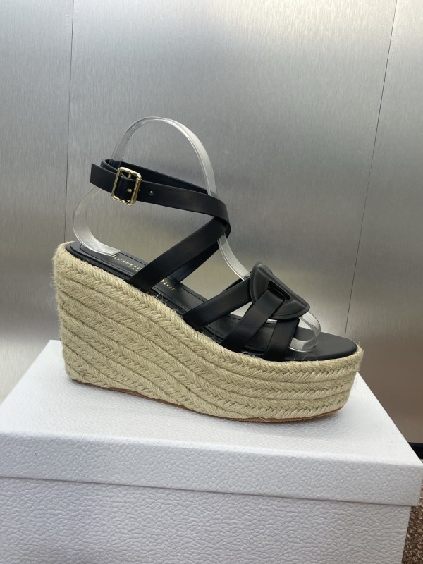 Dior D-Club Jelly Color Hollow Layered Cross Strap Platform High Heel Women's Shoes - KFY00290