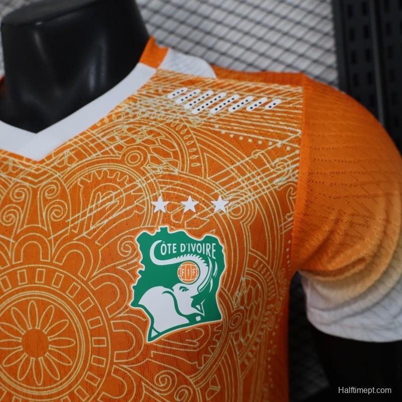 2026 Player Version Ivory Coast Special Edition Orange Jersey