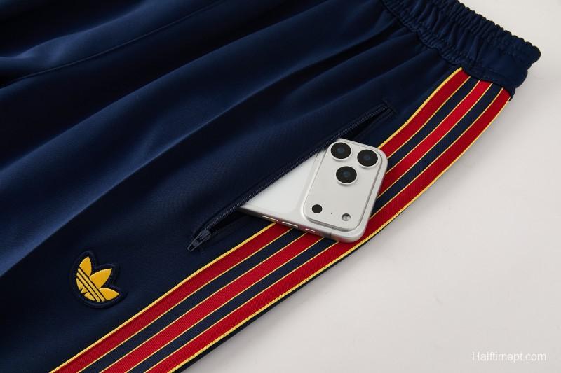 25/26 Roma White Full Zipper Jacket + Long Pants