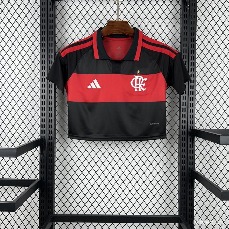 2026/27 Womens Flamengo Crop Top Home Jersey