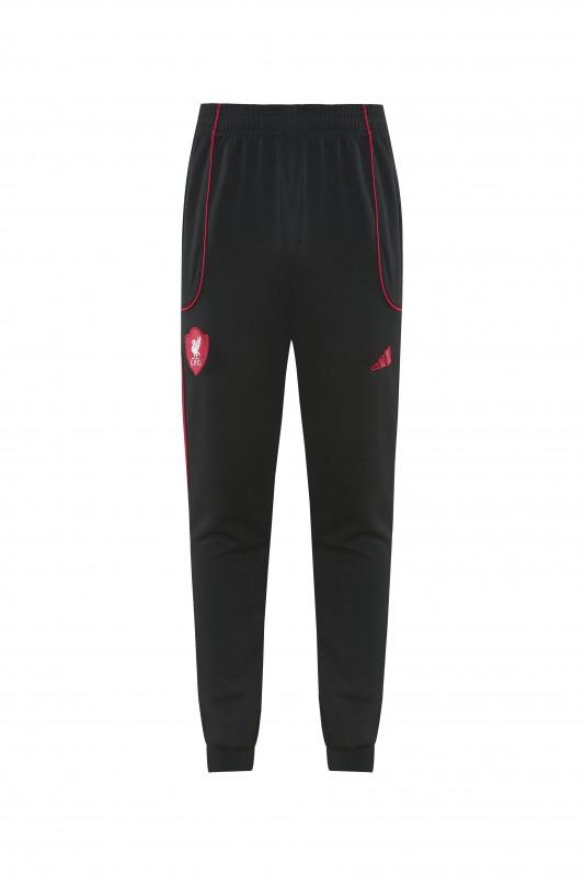 26/27 Liverpool  Black Full Zipper Hooded Jacket Tracksuit + Long Pants