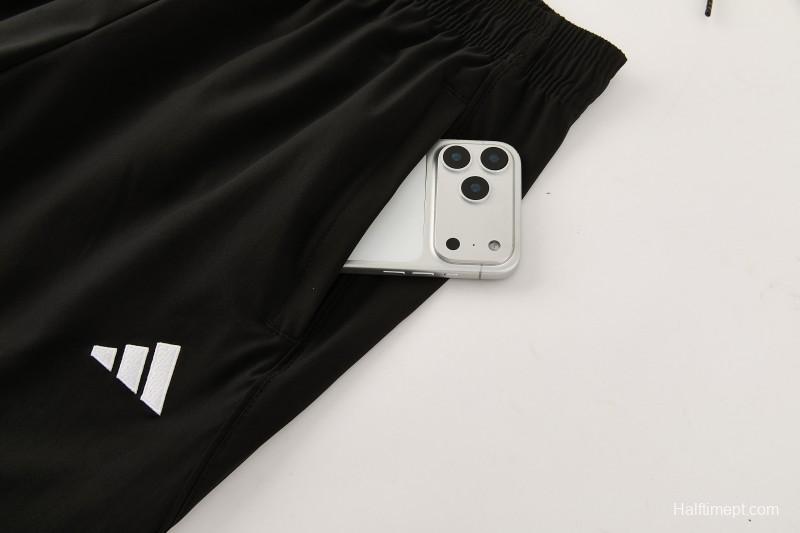 26/27 Liverpool Green Full Zipper Hooded Jacket Tracksuit + Black Long Pants