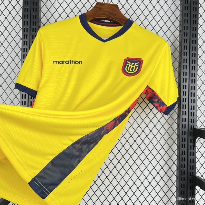 2026 Mens Ecuador World Cup Home Jersey