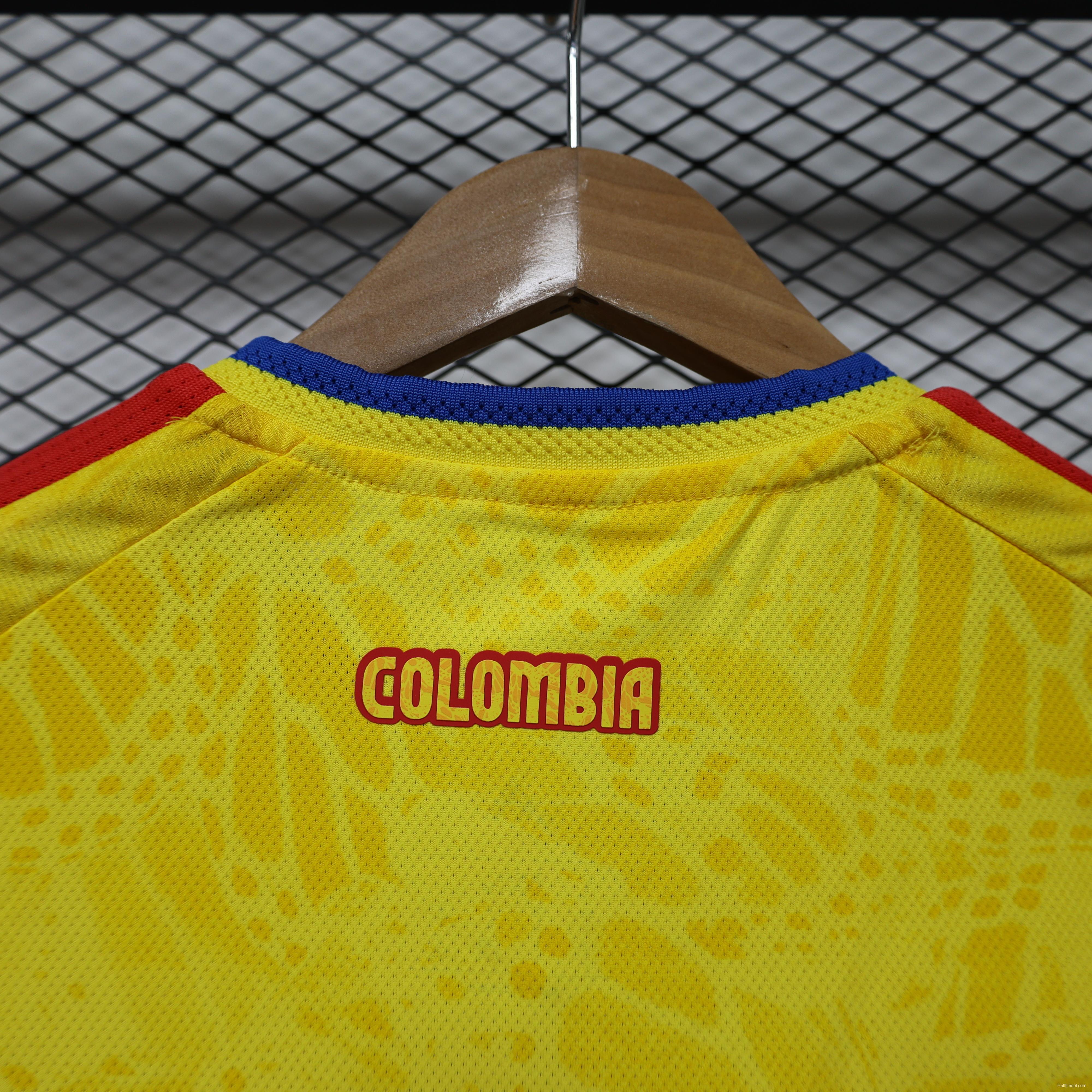 Player Version 2026 Colombia Women Yellow Home Jersey