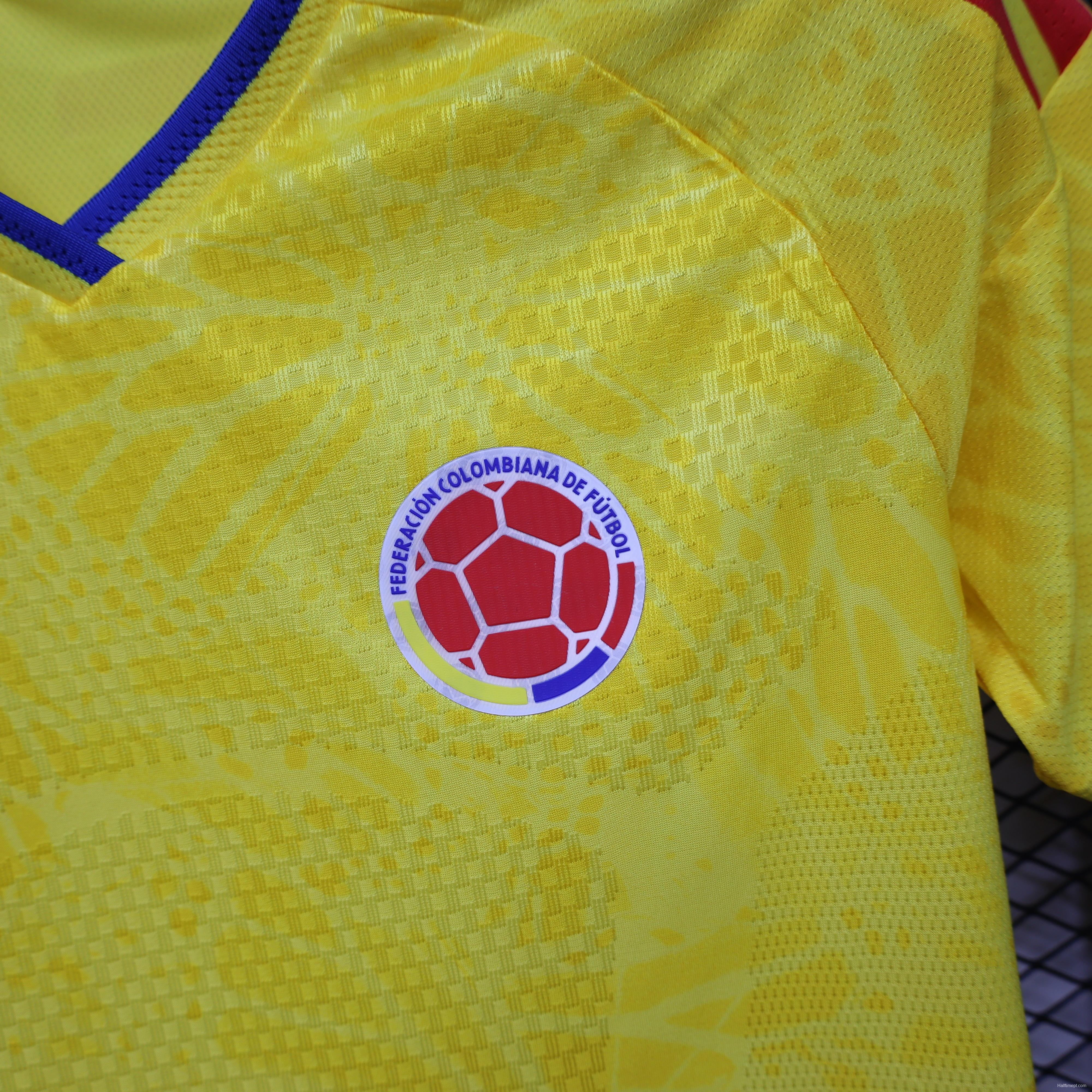 Player Version 2026 Colombia Women Yellow Home Jersey