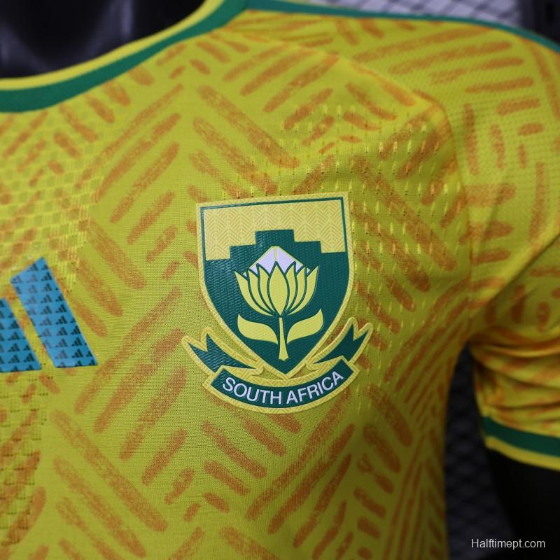 Player Version 26/27 South Africa Yellow & Green  Home Jersey (Adidas)