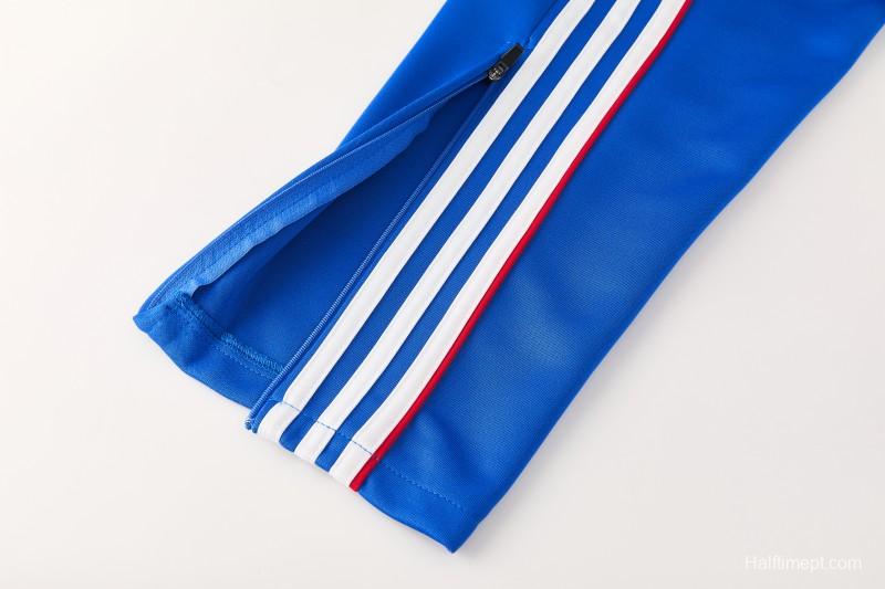 2026/27 Adidas Originals Blue Full Zipper Jacket Tracksuit + Long Pants