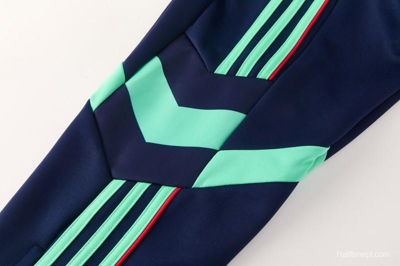 2026/27 Adidas Originals Navy Blue Full Zipper Jacket Tracksuit + Long Pants