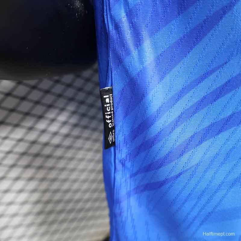 Player Version 26/27 DR Congo  Sky Blue & Red  Home Jersey