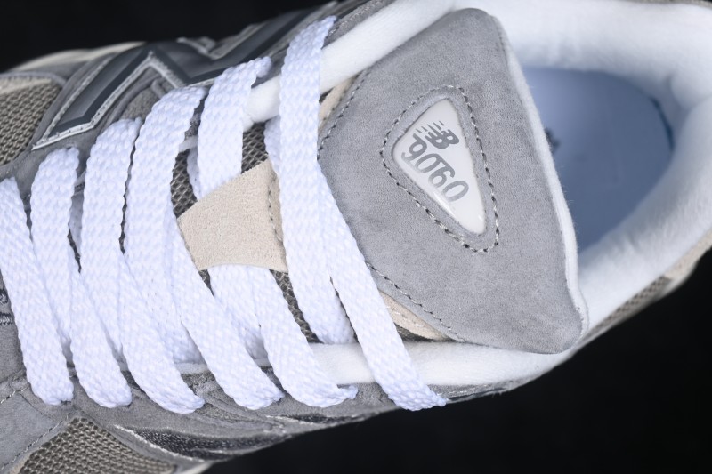 New Balance Retro Casual Running Sneakers with Suede and Mesh Upper and ABZORB Cushioning - U9060LBA