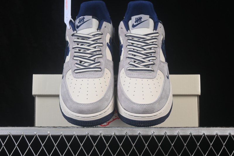 Nike Air Force 1 '07 Low Canvas Casual Skateboarding Shoes with Full-Length Air Cushion - FV3694-113