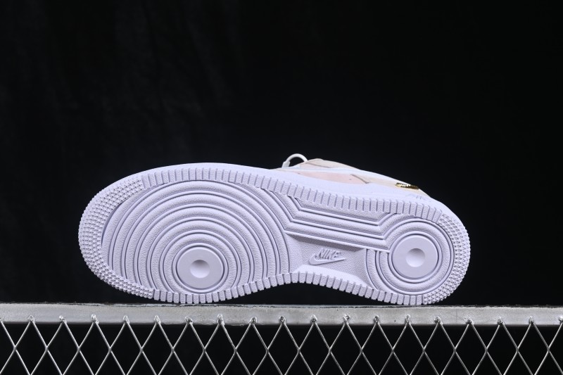 Nike Air Force 1 '07 Low Basketball Shoes with Classic Leather Upper and Cushioned Sole - IQ9964-600