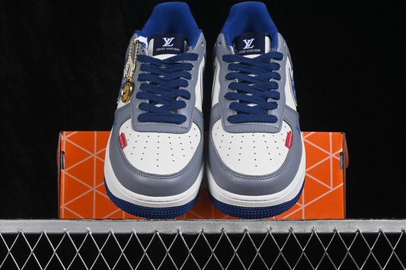 Nike Air Force 1 '07 Low Collaboration Casual Skateboarding Shoes with Full-Length Air Cushion - WY0655-106