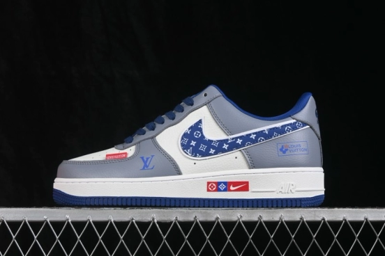 Nike Air Force 1 '07 Low Collaboration Casual Skateboarding Shoes with Full-Length Air Cushion - WY0655-106