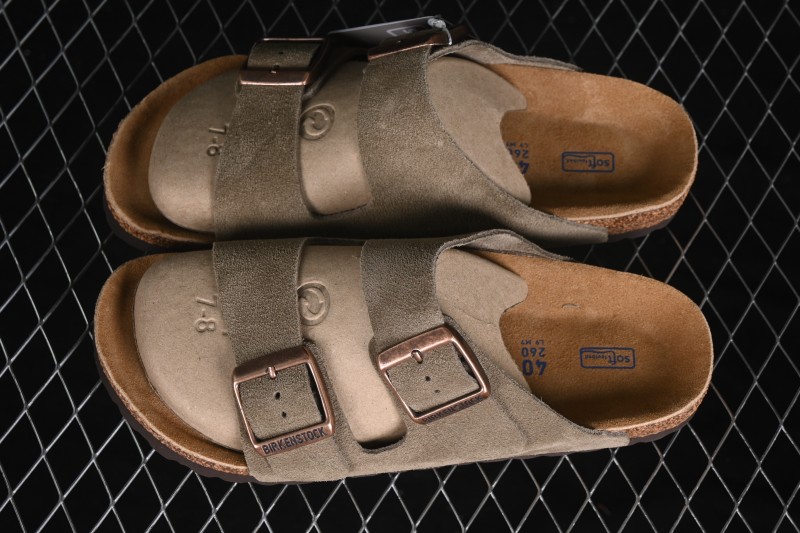 Birkenstock Arizona Soft Footbed Sandals with Sheepskin Lining and Cork-Latex Sole - 0951301