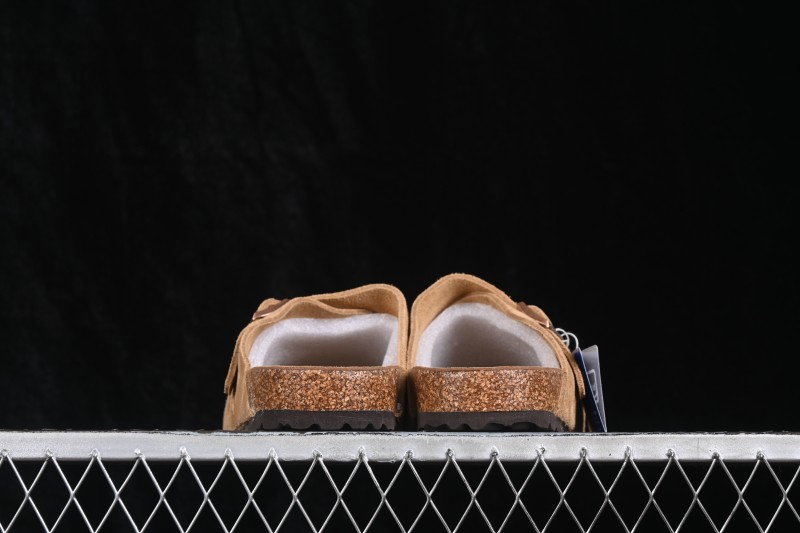 Birkenstock Classic Sheepskin-Lined Slide Sandals with Soft Footbed - 1009532