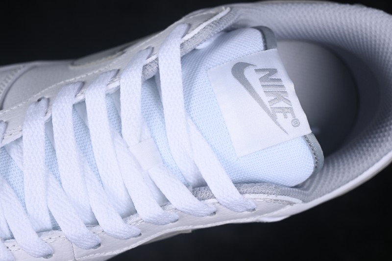 Nike SB Dunk Low Retro Skateboarding Shoes in White and Grey - 355152-106