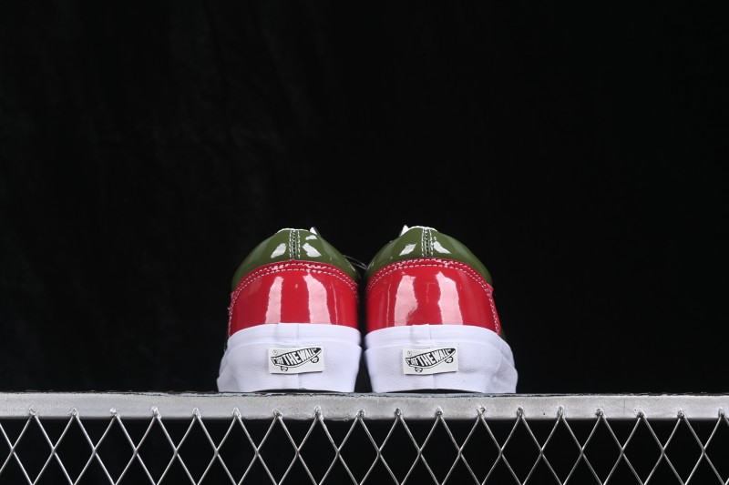 Vans Old Skool Patent Leather Low-Top Casual Skateboarding Shoes - VN000E8VCCZ