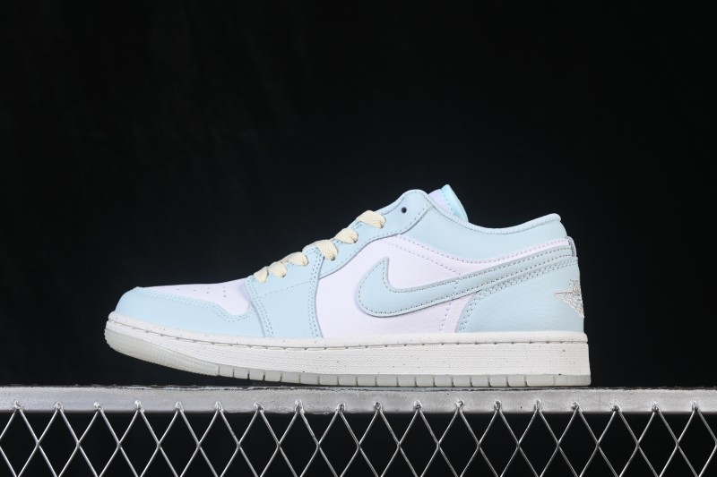 Nike Air Jordan 1 Low Retro Basketball Shoes with Classic Blue-White Colorway and Vintage Culture Design - HJ5999-400