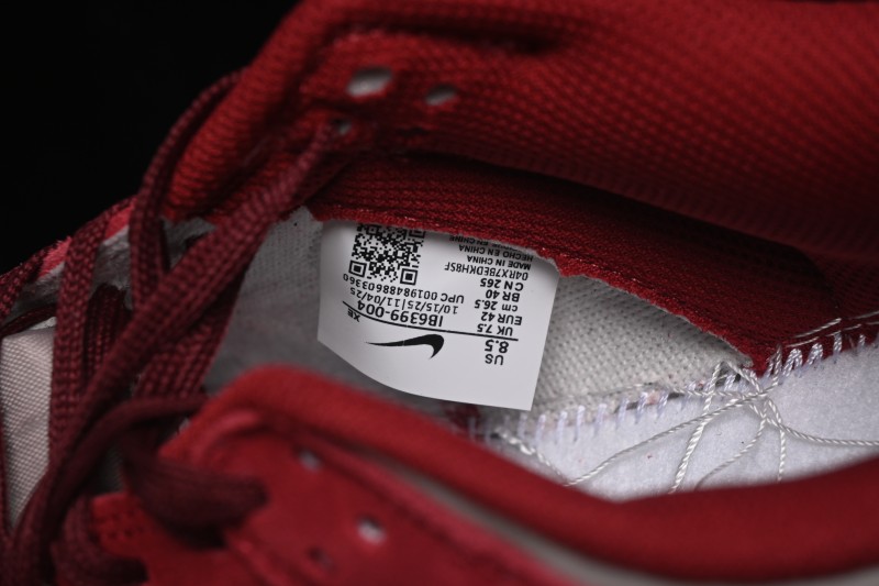 Nike SB Dunk Low White Red Low-Top Skateboarding Shoes - IB6399-004