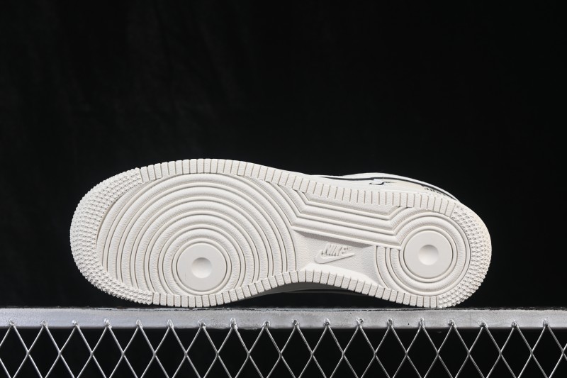 Nike Air Force 1 '07 Low Casual Sneakers in Off-White with Full-Length Air Cushion - MM5288-082