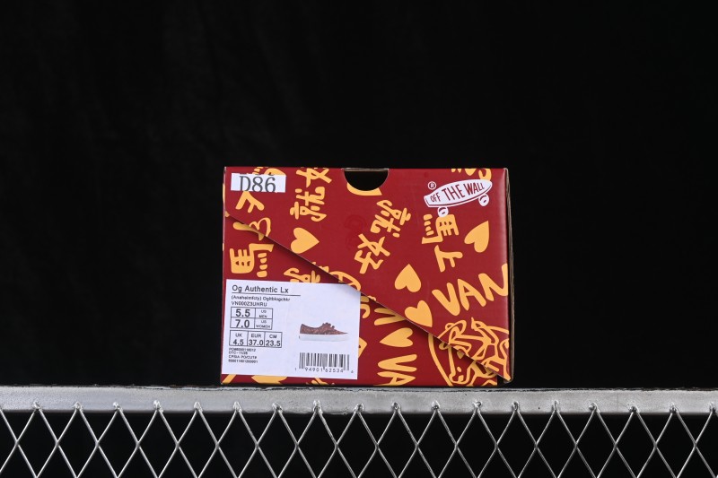 Vans Authentic Year of the Horse Low-Top Casual Skateboarding Shoes with Vulcanized Construction - VN000Z3UHRU