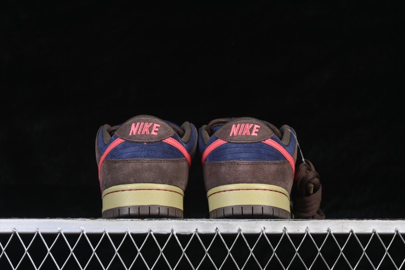 Nike SB Dunk Low Retro Skateboarding Shoes Baroque Brown Adobe - HQ1625-200
