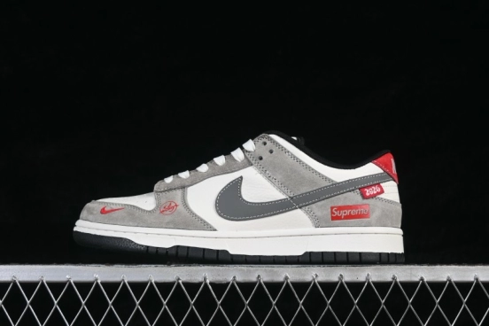 Nike SB Dunk Low Year of the Horse Limited Edition Grey Suede High-End Custom Low-Top Skateboarding Shoes - XZ5899-113