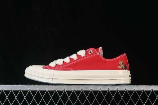 Converse Golf Le Fleur 1970s Low-Top Casual Skateboarding Shoes with Collaborative Flower Design - A12145C