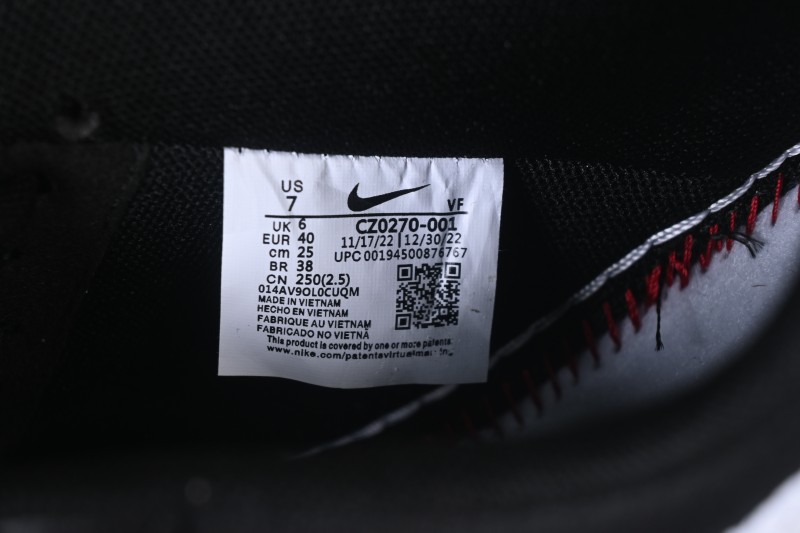 Nike Air Force 1 '07 Low Basketball Shoes with Full-Length Air Cushion - CZ0270-001