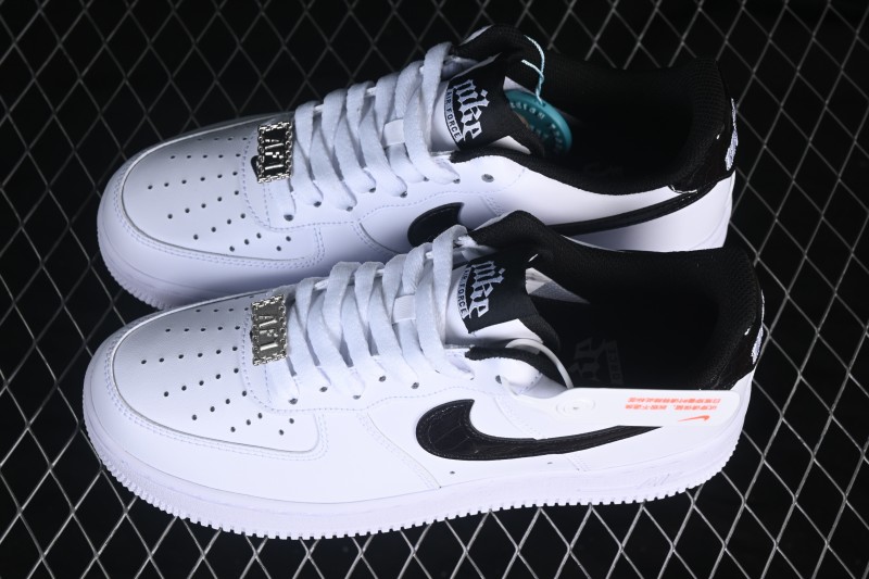Nike Air Force 1 '07 Low Retro Basketball Sneakers with Classic Leather Upper - HF2898-101