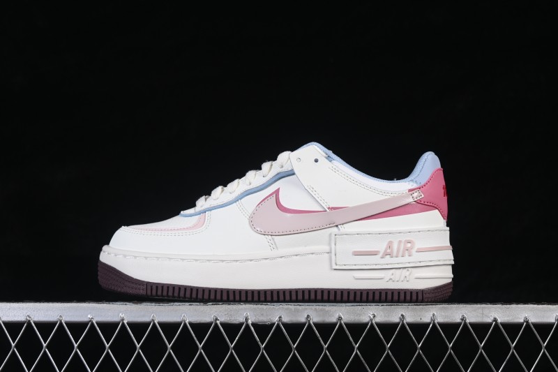 Nike Air Force 1 Shadow Lightweight Elevated Low-Top Casual Sneakers - IQ9803-161