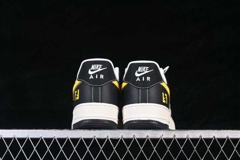 Nike Air Force 1 '07 Low Fendi Collaboration Casual Sneakers with Premium Leather Upper - LD1999-019