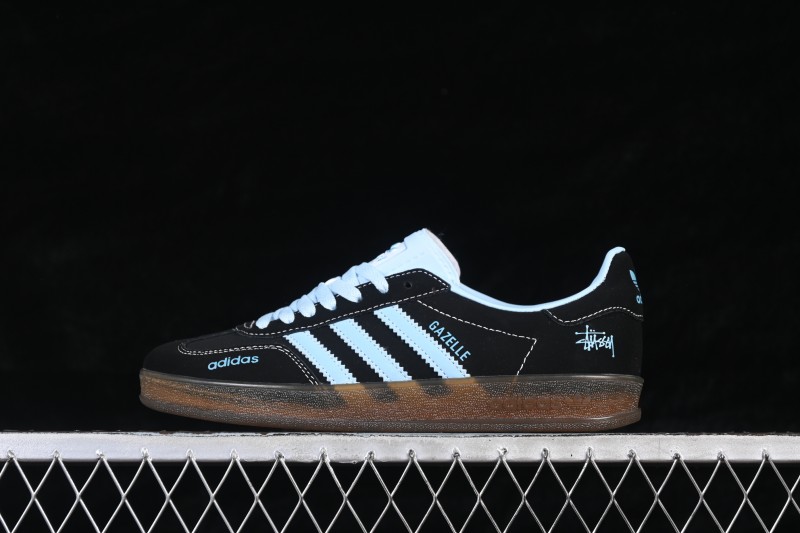Adidas Originals Gazelle Indoor Retro Low-Top Sneakers with Non-Slip Wear-Resistant Sole - DD6615