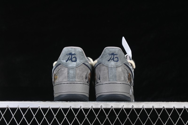 Nike Air Force 1 '07 Low Dragon & Horse Spirit Hand-Painted Chinese New Year Limited Edition Skateboarding Shoes - CD1221-680
