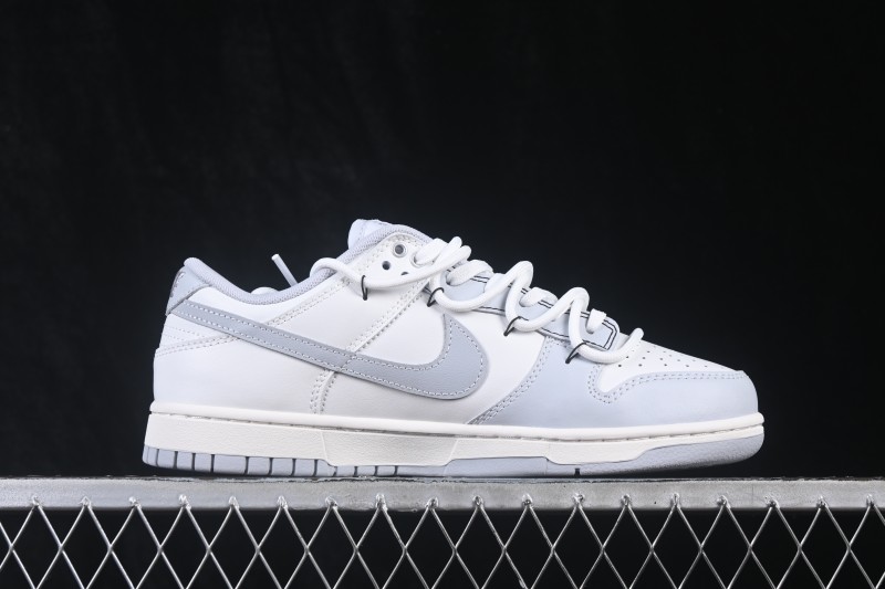 Nike SB Dunk Low Just Do It Lace-Up Anniversary Custom Low-Top Skateboarding Shoes - WG0418-182