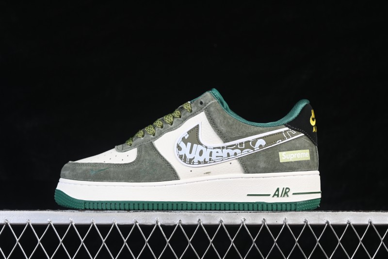 Nike Air Force 1 '07 Low Collaboration Skateboarding Shoes with Full-Length Air Cushion - SY1388-027