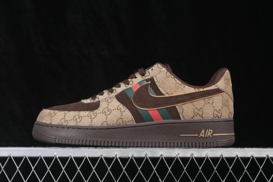 Nike Air Force 1 '07 Low Basketball Lifestyle Shoes with Full-Length Air Cushion - FV3694-117